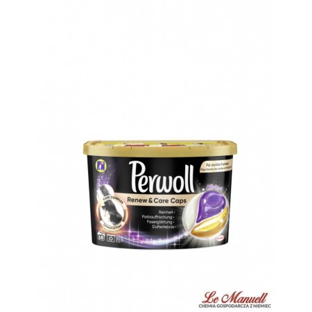 Perwoll Renew & Care caps - kapsułki do czarnych tkanin 18 stuk.
