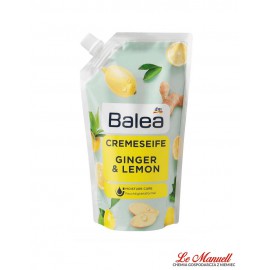 Balea Creme Seife Ginger & Lemon, kremowe mydło do rąk, 500 ml zapas